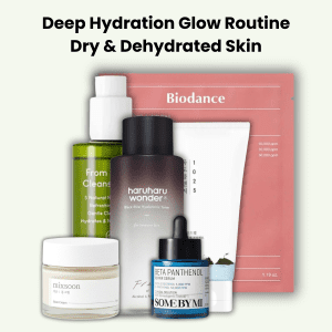 Hydrating Korean skincare routine for dry and dehydrated skin