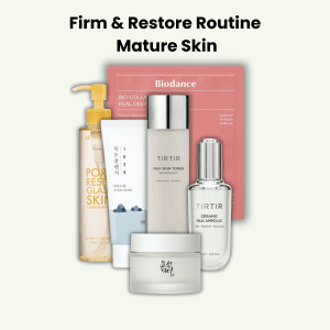 Mature skincare routine set
